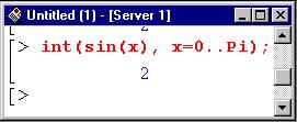1.5 Entering Expressions in Maple 7 Your worksheet should look similar to the one in Figure 1-C.