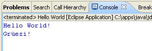 Hello World Example A component based Hello World application that allows contributing additional greeters: Uses OSGI as a runtime Provides extension points and extensions Demonstrates how Eclipse