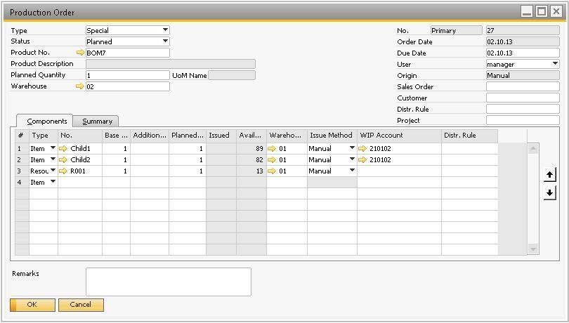 2. In the Consolidate From Account (left-hand side) column, select a WIP account from which the value will be transferred.