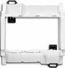 For further information on the wall boxes and duct systems, please refer to the catalog 1SLC800001D0905 - Plastic and Metal Duct Systems. Installation on DIN rail adapter. No.