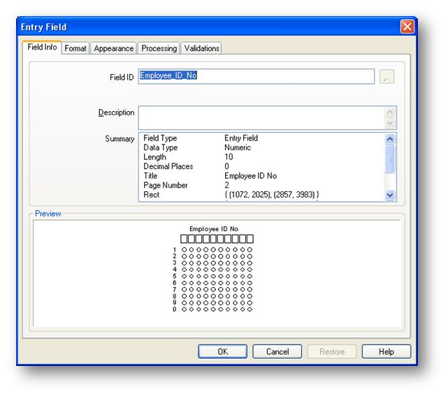This type of data field is used is commonly used in filling out credit card numbers or any other similar form