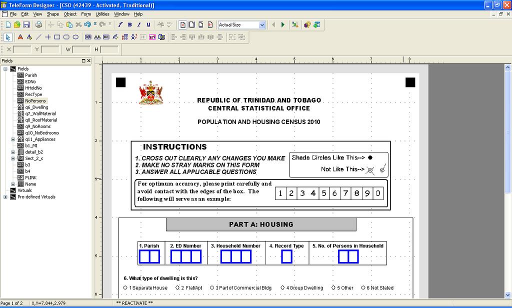 SAVING A FORM One of the most important tasks to perform once you have started designing a Form Template is to save it.