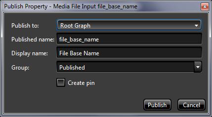 the Media File Input component.
