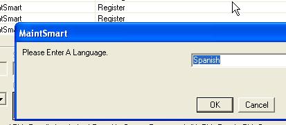 Create a New Language When translator screen opens the Default English text is displayed.