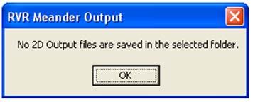 If the folder contains appropriate output files then the window will expand (see Figure 40) and let the user indicate which parameters will be outputted