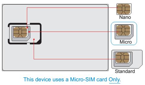 SIM card, or any non-standard micro-sim card cut from a SIM