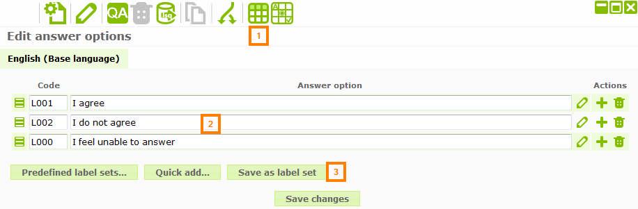 2. Change the answer code if needed 3. Type the answer option 4.