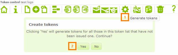 csv file without tokens, you need to have them generated by LimeSurvey: 1. In the Token control screen, click on the Generate tokens icons 2.