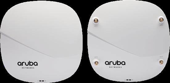 High performance Wi-Fi with Aruba Instant VIRTUALIZED CONTROLLER CENTRALIZED MANAGEMENT Enterprise grade Extensive AP Portfolio Indoor - Small to High-Density Outdoor with internal/external Antennas