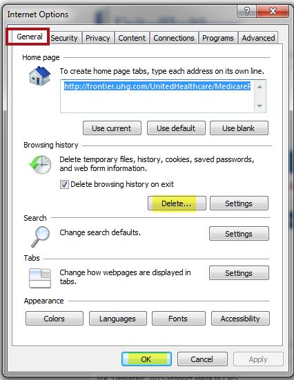 Clearing Cache/Browsing History/Cookies in Internet Explorer Please note that steps may vary slightly in different versions of Internet Explorer; however, the steps within