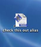 Aliases Creating File Make Alias L