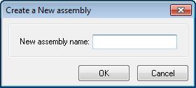 The Create window contains tabs (laboring the assembly separately is optional). The window opens to the General Info 172 tab. Complete the data on each tab.