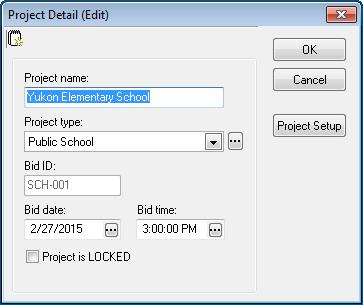 Edit Project From time-to-time, you may need to modify data in your project, such as name, type, due date and so on. You can also access Project Setup 60 while editing a project.