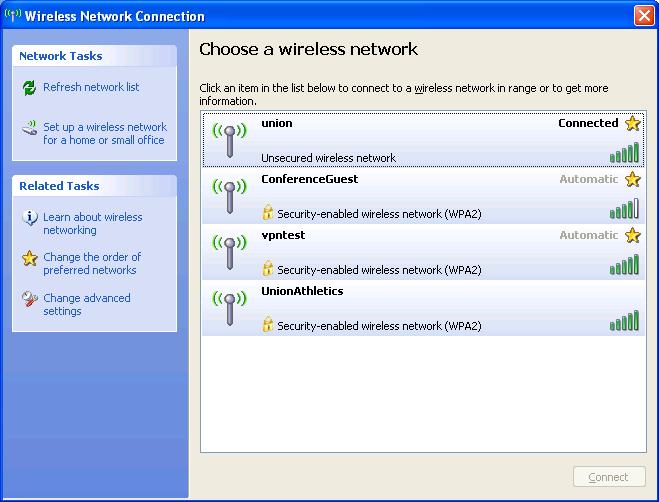 Step 1: Instructions Windows XP Windows 7 / Vista Click on the Wireless Network Connection icon located on the right side of the taskbar as shown in Figures 1a and 1b.