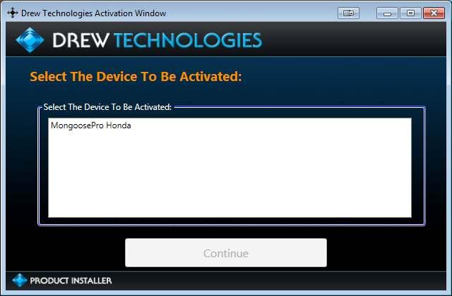 2. Select your Device
