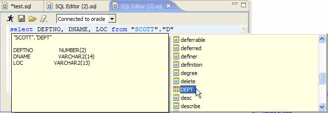 using a schema filter. Select this link to learn more.