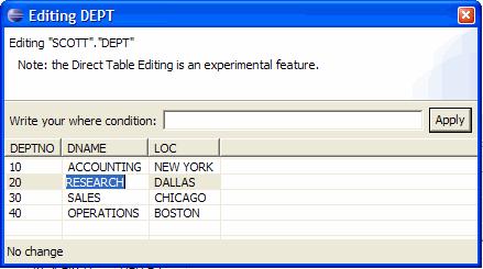 Table Data Editor 5.