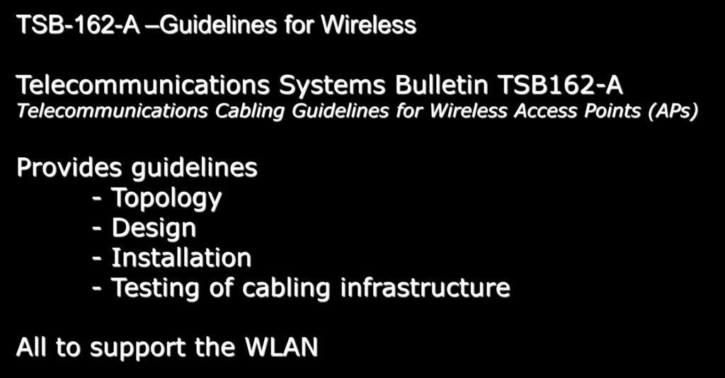 TSB-162-A Guidelines for