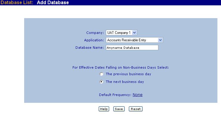 Chapter 3 Setting up a Database Adding Database Entries Manually When you need a new database, you first create the database, and then add individual entries to the database. 1.