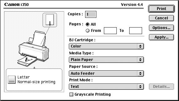 Basic Printing Printing with Macintosh Note The menu screens and dialog boxes that appear may vary, depending on the software application you are using.