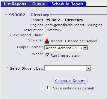 Parameters Parameters are the data collected from questions on the Schedule Report screens. They are also user defined macros.
