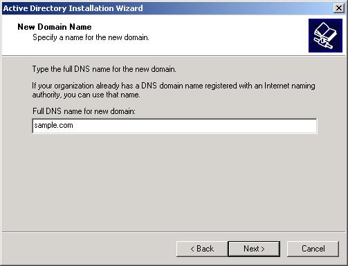 3 The Create or Join Forest dialog box 6. The New Domain Name dialog box appears, as shown in Figure 1.4.