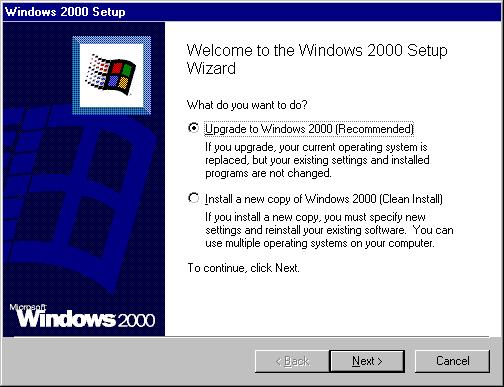 2947c01.fm Page 47 Tuesday, April 29, 2003 3:42 PM Upgrading to Windows 2000 Server 47 EXERCISE 1.3 (continued) 2.