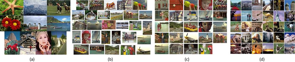 Figure 1. (a) The ten training images used by us. They are randomly selected from the Berkeley Segmentation database [7].