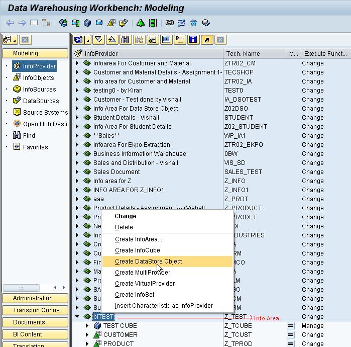 Introduction A Data Store object in SAP Net Weaver 2004s BI is the successor of the ODS object from earlier BI releases. This name change was aligned with the prevalent data warehousing terminology.