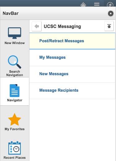 Module 3: Navigating to UCSC Messaging 1. Log in to https://my.ucsc.edu. 2.
