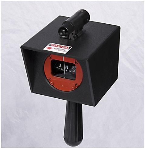 SCZ-106 Sight Compass Setting Industry Standards Once Again Key Features FAA Certified Repair Station # DZMR112L The Laser Target Sighting System attached to the top of the compass is precisely