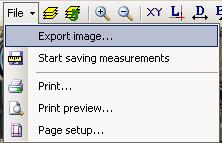 10 Exporting images 10.1 Exporting all visible views The BlomURBEX Viewer Export image menu lets exporting the visible extent of the active views to a set of JPG files. To export an image: 1.