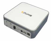 PLUX121 Single Channel Video Server 3GPP / ISMA support Convert analog video to digital MPEG4 video for internet transmission Easy access of video anywhere via the ID/Password Dual video streaming