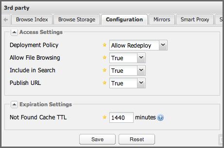 11: Repository Configuration Access Settings for a Hosted Repository Figure 6.9 and Figure 6.