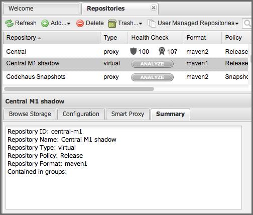 Repository Management with Nexus 118 / 420 Figure 6.14: Repository Summary Panel for a Virtual Repository 6.2.6 Accessing the Central Repository Securely One part of component lifecycle managemet is securing your component supply chain.