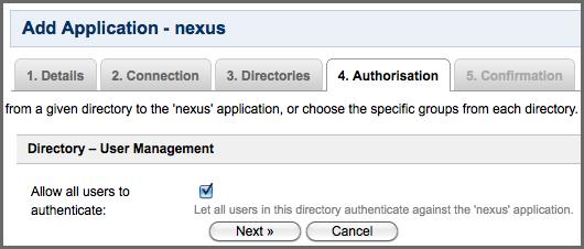 Repository Management with Nexus 202 / 420 to limit Nexus access to specific subgroups within a larger Crowd directory.