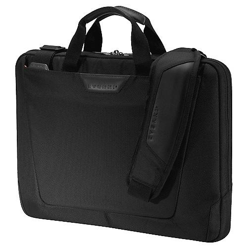 4" Leather carry handle and accents Anti-shock foam padding to guard against bumps Dedicated padded laptop compartment for up to 16" laptop Separate front accessory compartment Two-way adjustable