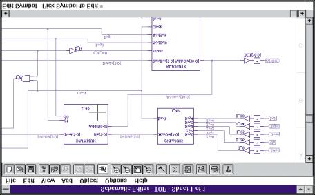 ATDS1100PC/1120PC/1130PC/1140PC ECS Schematic Entry Atmel-Synario schematic tool is a MS Windows-based environment.