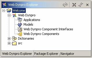 Next step: Creating a Web Dynpro Component [Seite 7] Creating a Web Dynpro Component The project structure you have created does not yet include all those elements that will enable you to define the