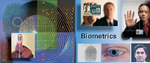 CV Applications: Security Biometrics: verify identity from