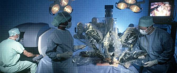 CV Applications: Medical Operation Surgical robot da Vinci surgical robot