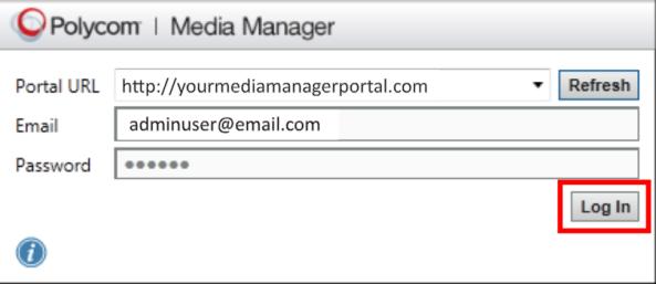 Admin Tool User Interface The RealPresence Media Manager software Admin Tool is the administrative console that you use to manage your system.