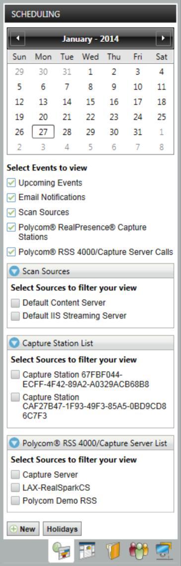 Schedule Events You can configure the RealPresence Media Manager software to make content available on your portal and send email notifications to your portal users to alert them to the available