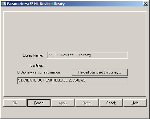 H1 Device Library Object Section 6 Parameter Settings Table 33.