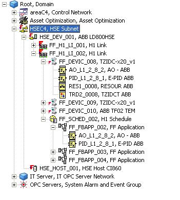 Section 3 Integration in Plant Explorer Upload HSE Subnet to the Plant Explorer Workplace Figure 4.