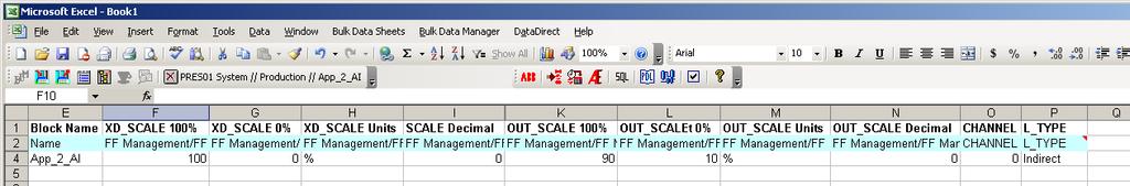 Appendix E FF Bulk Data Examples Modification of FF Parameters with Bulk Data Manager 19.