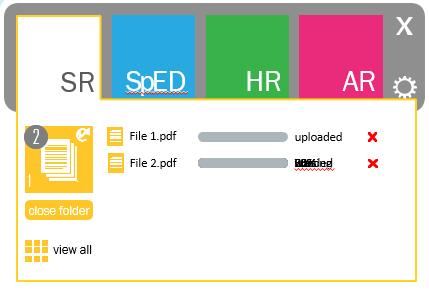 Uploading Documents 1) Choose your record series by clicking the appropriate box 2) Add the