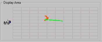 This means a steeply ascending slope on the left side. The second extra scan line (green) shows an almost even line along the slope but slightly elevated, confirming that it is a ramp and not a wall.