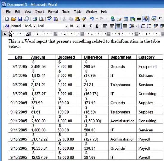 Welcome to the TechRepublic How do I blog A copy and paste basically turns your Excel data into a Word table.