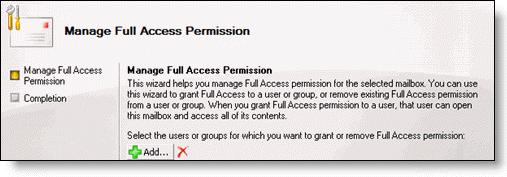 Continue with next steps to set up your admin account permissions, depending on your mailbox setup.
